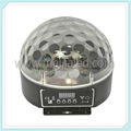  Disco DJ Stage Lighting LED Mini tri RGB Crystal Magic Ball Color Effect Light