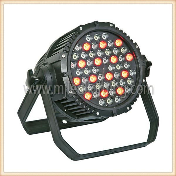 3W*54 RGBW LED waterproof par light stage led par can 4