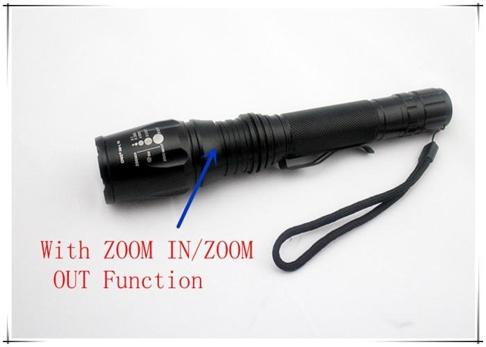 JIASHU 1300lm CREE XM-LT6 LED ZOOM Flashlight 3