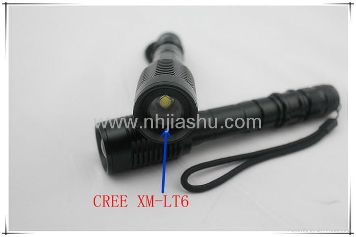 10w led aluminum cree led zoom flashlight 4