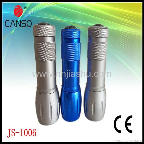 New mini aluminium 9 led flashlight