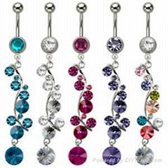 Wholesale dangle navel rings