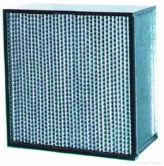 H14 mini-pleat HEPA air filter