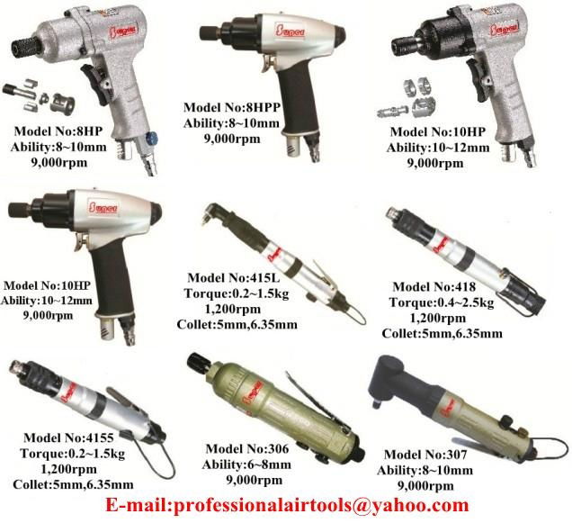 Air Screwdriver Pneumatic Screwdriver Straight Type or Pistol Type High Torque 2