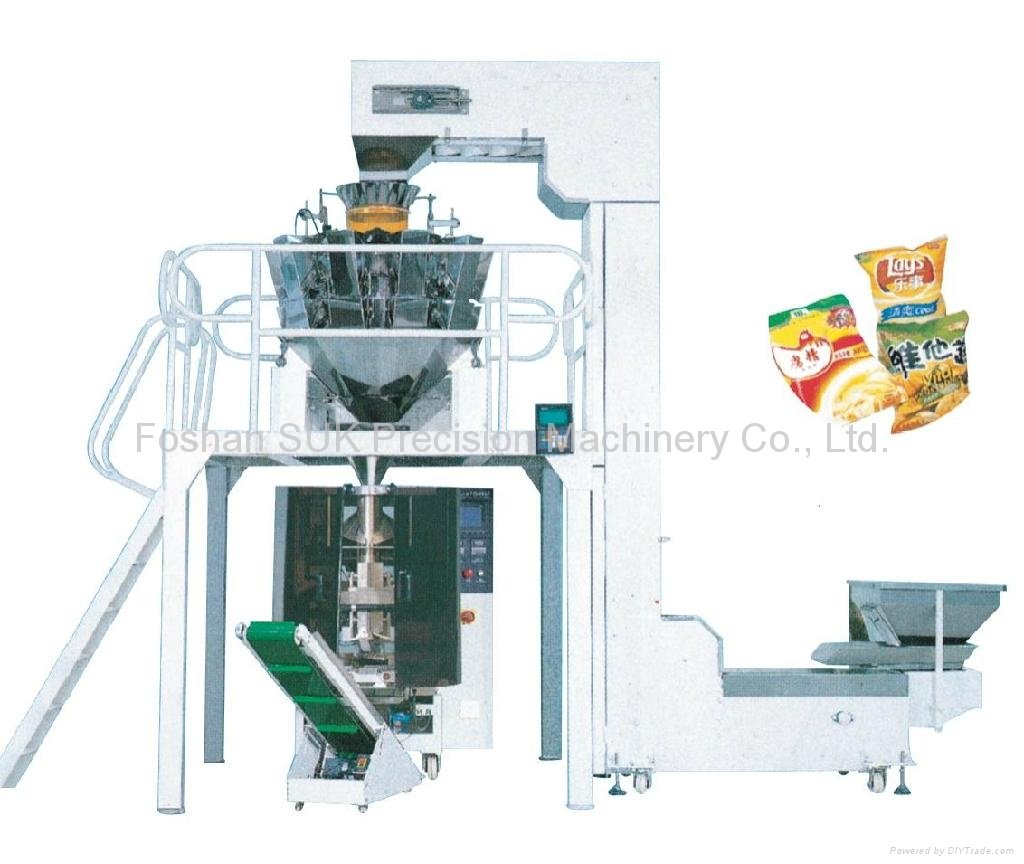 Vertical Packing Machine with 10 heads combination weigher SL-520