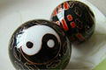 Chinese yin and yang ball