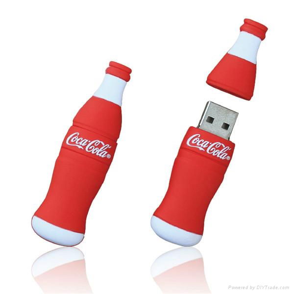 Beautiful pvc silicon usb flash drive  4