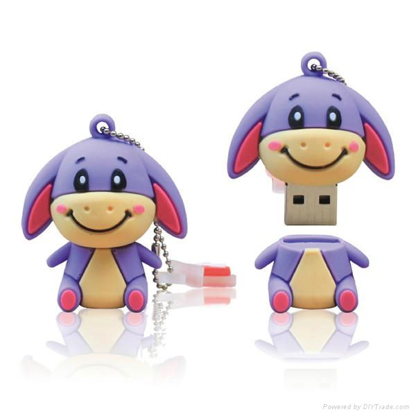 Beautiful pvc silicon usb flash drive  5