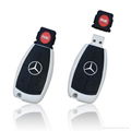 Key shape pvc usb flash drive  2