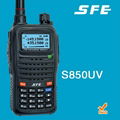 SFE S850UV Dual Band UHF VHF Walkie Talkie   1