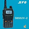 SFE S850UV Dual Band UHF VHF Walkie Talkie   3