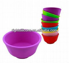 Foodgrade custom silicone bowl for kitchen use