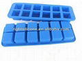  square shape silicone ice tray 