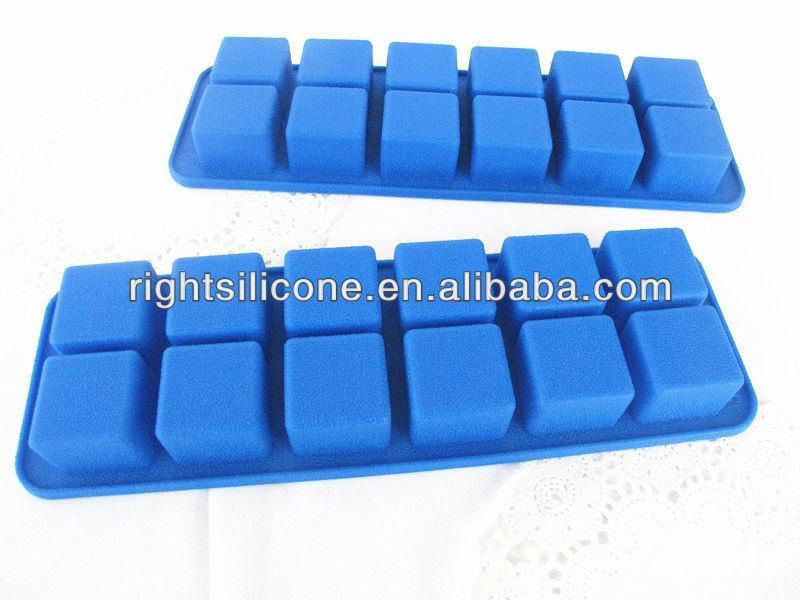  square shape silicone ice tray  2