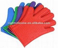 kitchen special silicone insulating gloves  