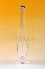 异形玻璃酒瓶高档晶白料玻璃瓶