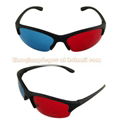 Red Blue  3D Glass 3D moive TV video glasses 3D anaglyphic Movie DVD 1