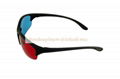 Red Blue  3D Glass 3D moive TV video glasses 3D anaglyphic Movie DVD 2