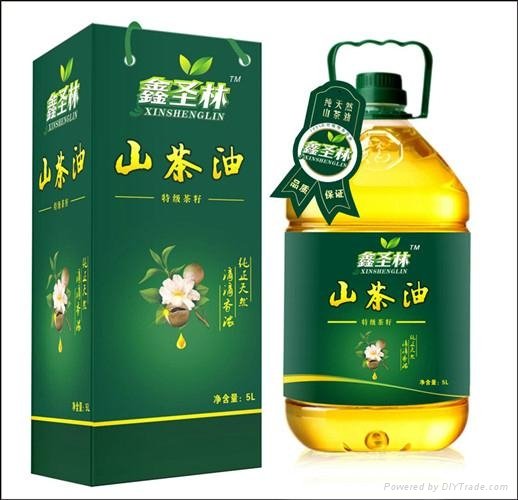 Green food wild camellia tea oil  3