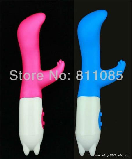 7 Function G-Spot Dual Vibrating Stick Vibrating Vaginal Plug STF014 2