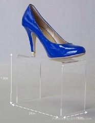 acrylic shoe display stand