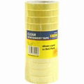 Tower shrink with label Clear Tape 1