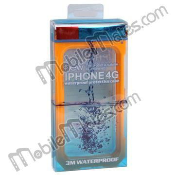 Good Quality Dustproof Shockpfoof Waterproof Plastic Hard Case for iPhone 4/4S 4