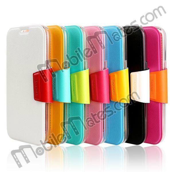 Magnetic Flip TPU+PU Leather Hybrid Case Cover for Samsung Galaxy Note 2 N7100  5