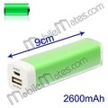 2600mAh Candy Color Portable Universal USB Power Bank External Battery Charger 