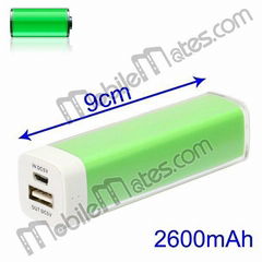 2600mAh Candy Color Portable Universal USB Power Bank External Battery Charger 