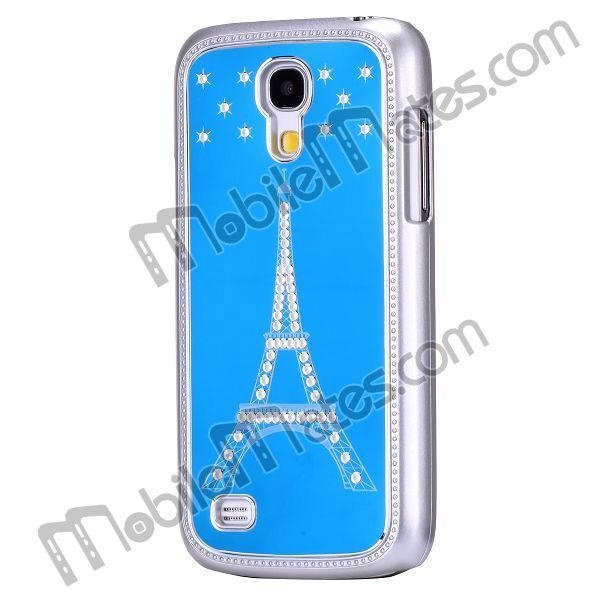 Diamond Eiffel Tower Aluminium Hard Cover Case for Samsung Galaxy S4 Mini i9190 2