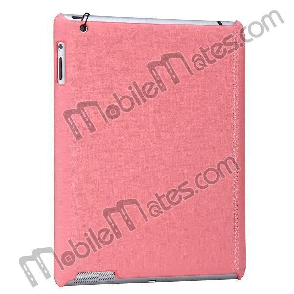 Wake Up/Sleep 4 Folds Side Leather Case for ipad 4 the New iPad iPad 2 3