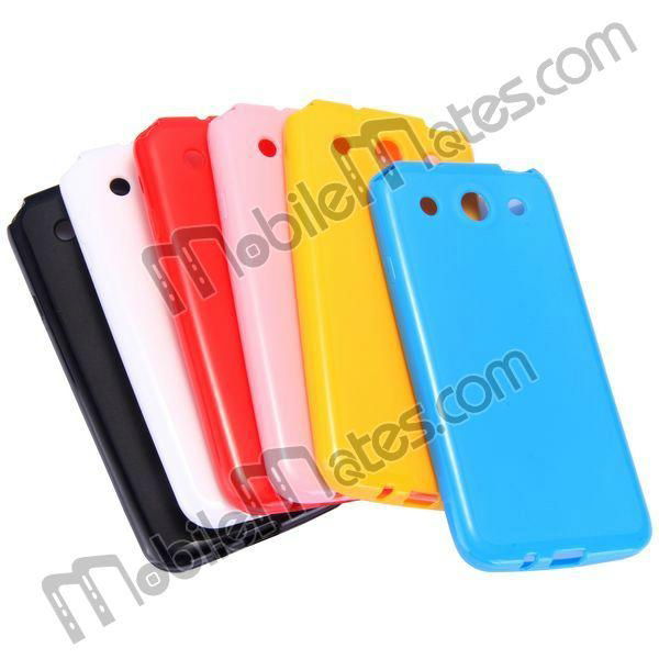 High Quality Glossy Pure Color Back Cover TPU Case for LG Optimus G Pro F240 5