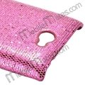 Ultra Thin Glittering Powder Leather Coated Hard Back Cover Case for HTC 8S  3
