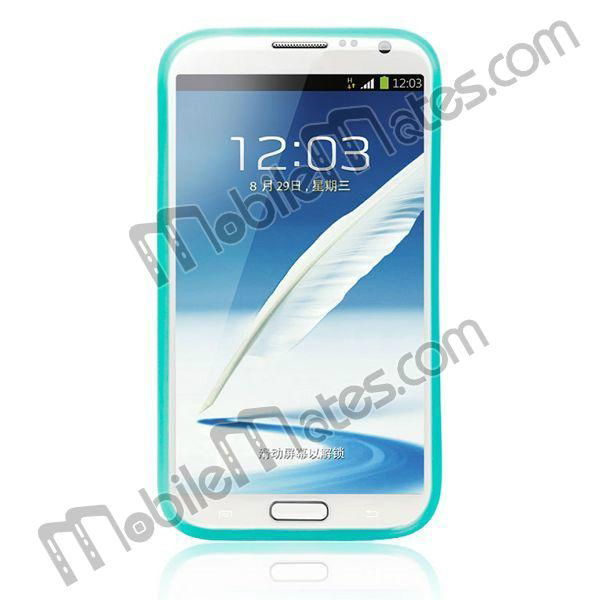 Candy Color Oil Coated Frosted TPU Case for Samsung N7100 GALAXY Note 2 3