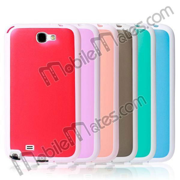 Candy Color Oil Coated Frosted TPU Case for Samsung N7100 GALAXY Note 2 5