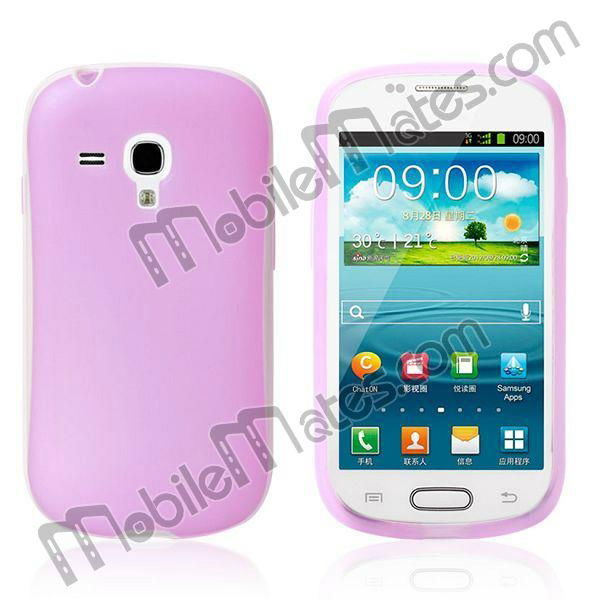 Candy Color Oil Coated Frosted TPU Case Cover for Samsung Galaxy S3 Mini I8190