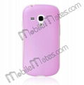 Candy Color Oil Coated Frosted TPU Case Cover for Samsung Galaxy S3 Mini I8190 2