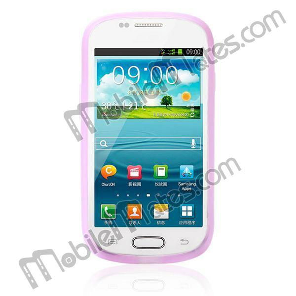 Candy Color Oil Coated Frosted TPU Case Cover for Samsung Galaxy S3 Mini I8190 3