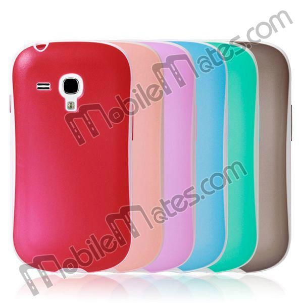 Candy Color Oil Coated Frosted TPU Case Cover for Samsung Galaxy S3 Mini I8190 5