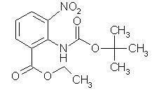 Ethyl-2-t-butoxy-2-carboxylamino-3-nitrobenzoate