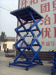 Heavy duty High lift electric scissors lift platform