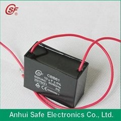 ac motor capacitor cbb61 for fan use with SGS,CQC