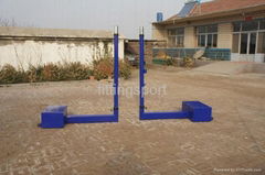 Indoor outdoor volleyball stand