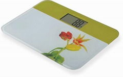 Electronic bathroom scale