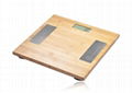 Bamboo electronic body fat scale 1