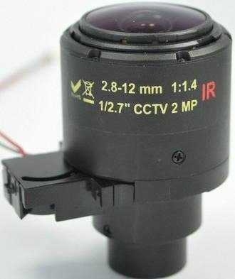 2.8-12mm fixed Iris ICR Φ14 mount Vari-focal 2 Megapixel HD CCTV camera Lens-SL