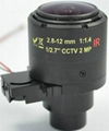 2.8-12mm fixed Iris ICR Φ14 mount