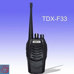 2013 Cheapest High Capacity 5 Watts 2 Way Radio TDX-F33