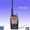 Low Price With 1600mAh Polymer Li-ion Battery VHF + UHF Walkie Talkie TDX-Q8 1